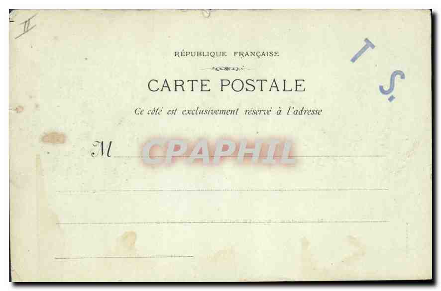 CPA Marseille le port de la Joliette  — Verso
