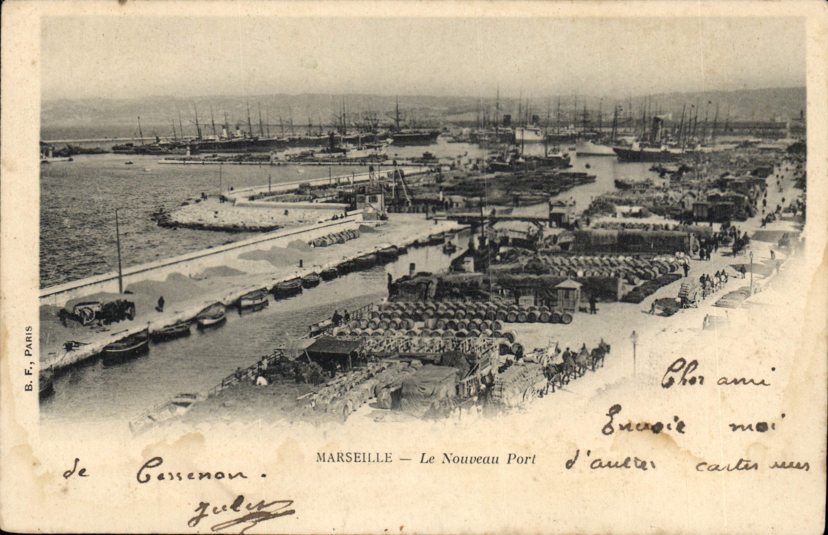 CPA Marseille le Nouveau Port 