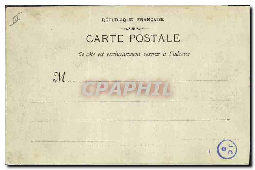 CPA Marseille les Bassins de la Joliette  — Verso