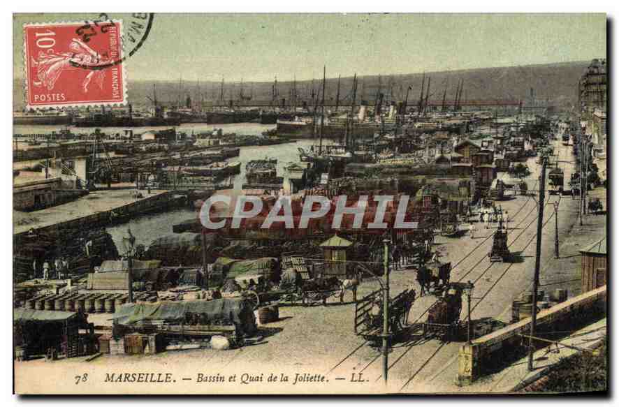 Marseille — Bassin et Quai de la Joliette — LL. — 78
