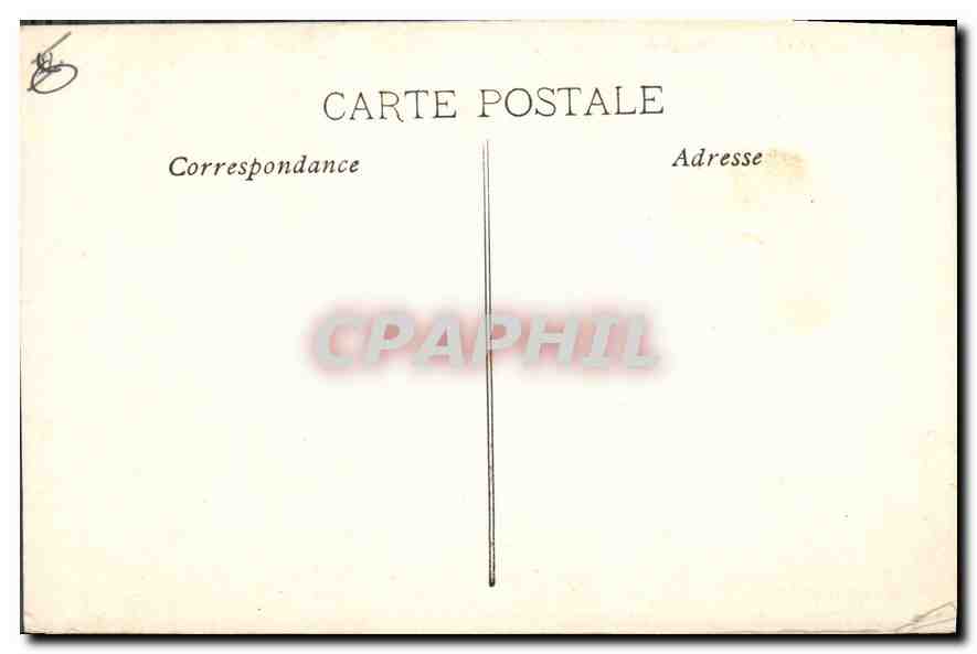 CPA Marseille hotel de Ville  — Verso