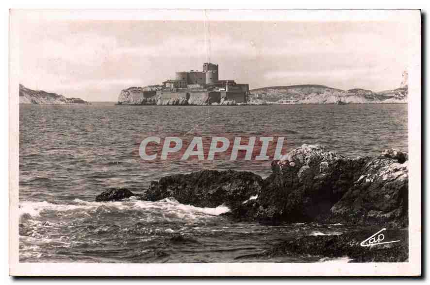 CPA Marseille le Chateau d'If vue de la Corniche 