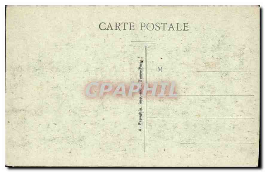 CPA Tours i et L la gare  — Rückseite