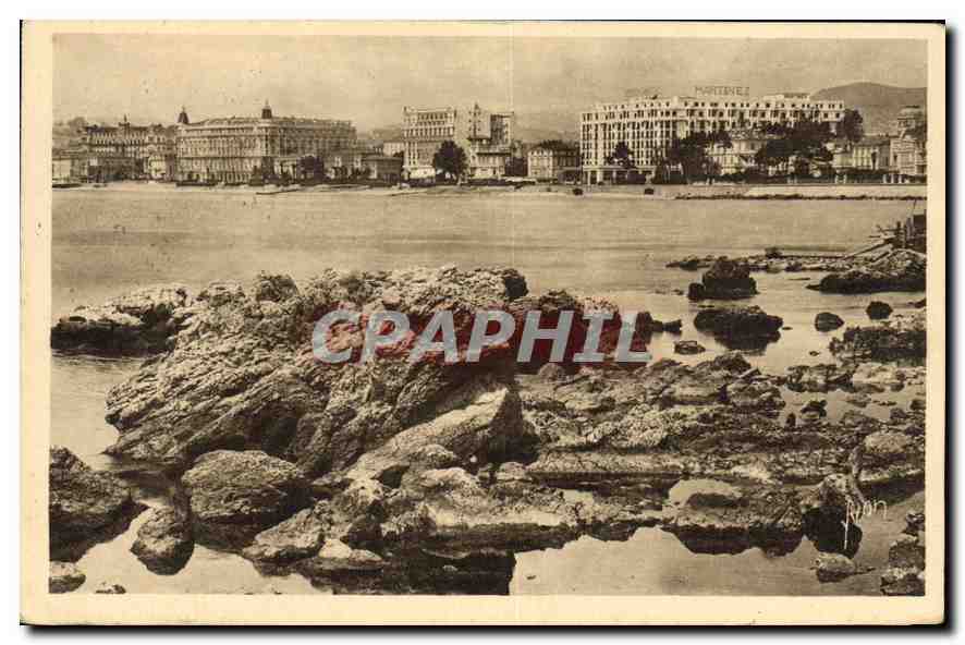 Cannes — Les Hôtels vue du Palm Beach Casino — Éditeur La Douce France, n°369