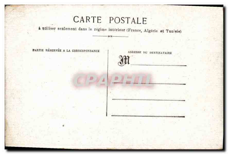 CPA Gare Montparnasse  — Rückseite