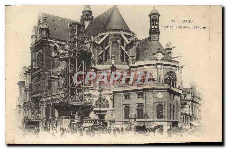 CPA Paris Eglise Saint Eustache 