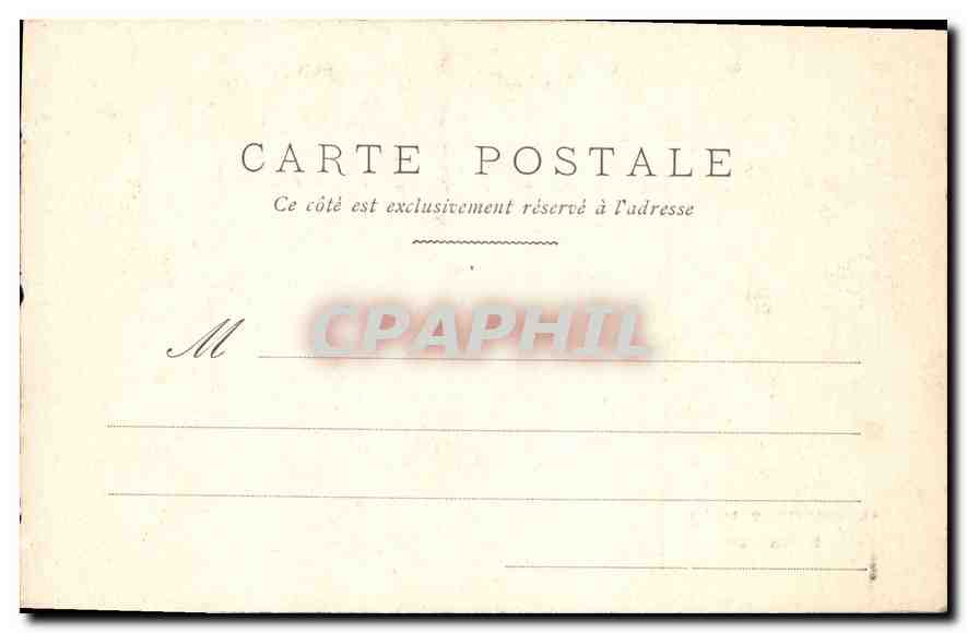 CPA Paris Eglise Saint Eustache  — Verso