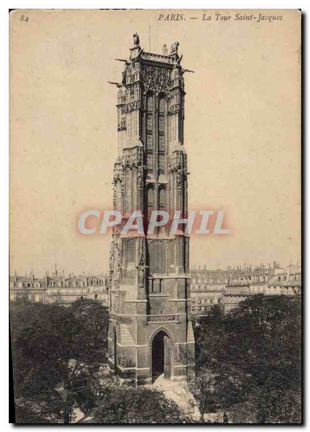CPA Paris la Tour Saint Jacques 