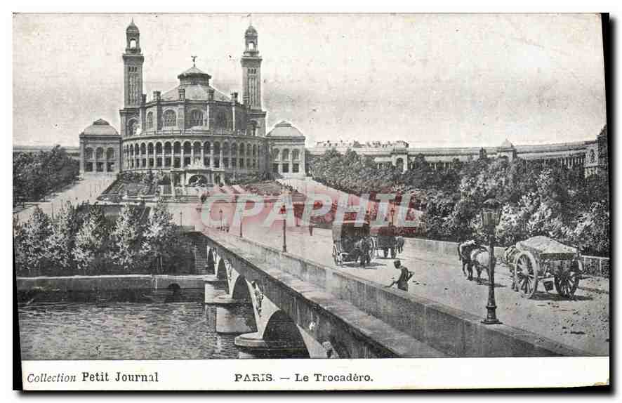 CPA Paris le Trocadero collection Petit journal 