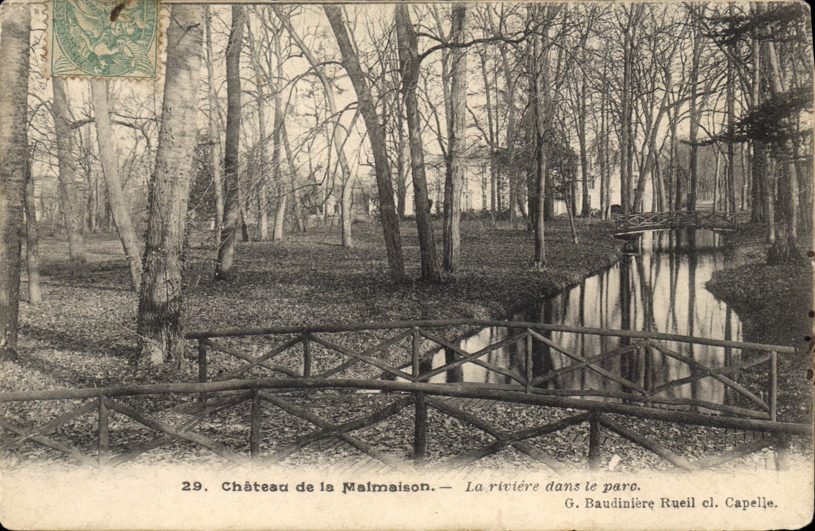 CPA Chateau de la Malmaison la Riviere dans le Parc 