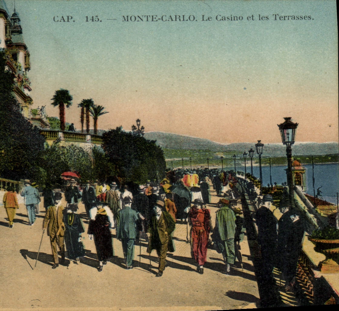 Monte-Carlo. Le Casino et les Terrasses — CAP. 145 — éditeur CPAPHIL