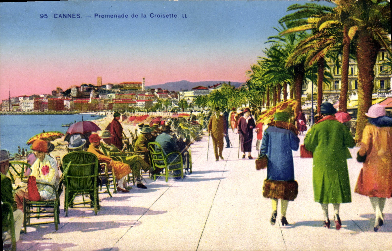 CPA Cannes Promenade de la Croisette 