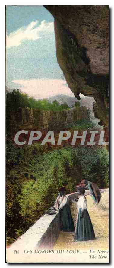 CPA Les Gorges du Loup la Nouvelle route
