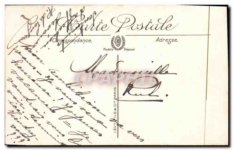 CPA La Cote d'Azur un coin de terrasse  — Rückseite