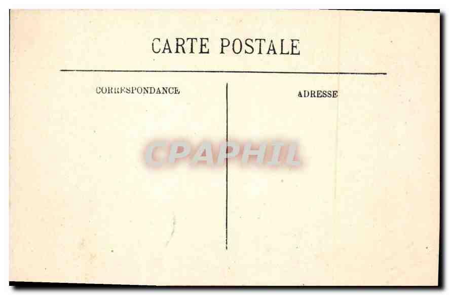 CPA Monts chateau de Comte facade Occidentale  — Rückseite