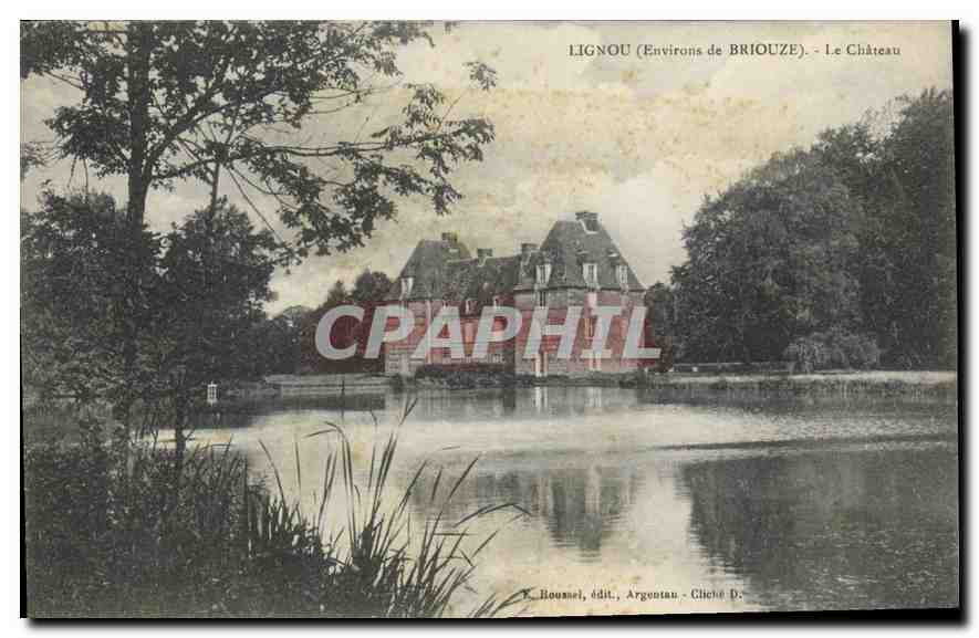 CPA Lignou Environs de Briouze le chateau 
