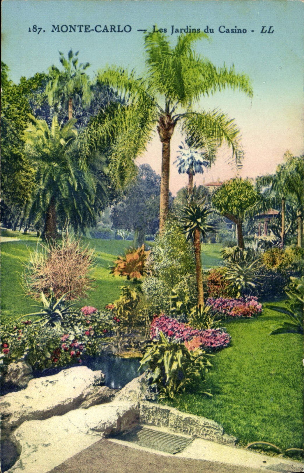 Monte-Carlo — Les Jardins du Casino — LL