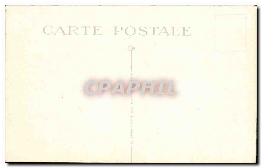 CPA Monaco vue sur la Condamine et le Rocher  — Rückseite