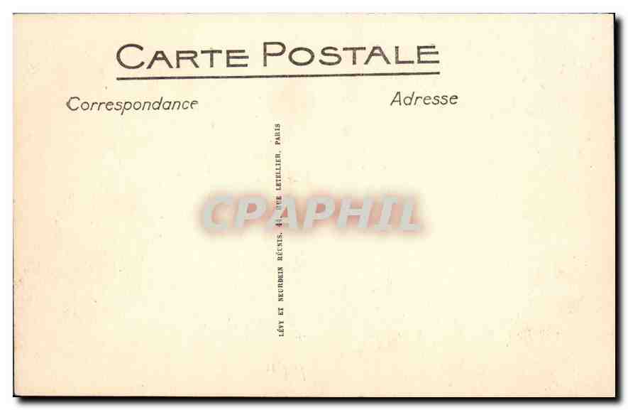 CPA Beaulieu les jardins  — Verso
