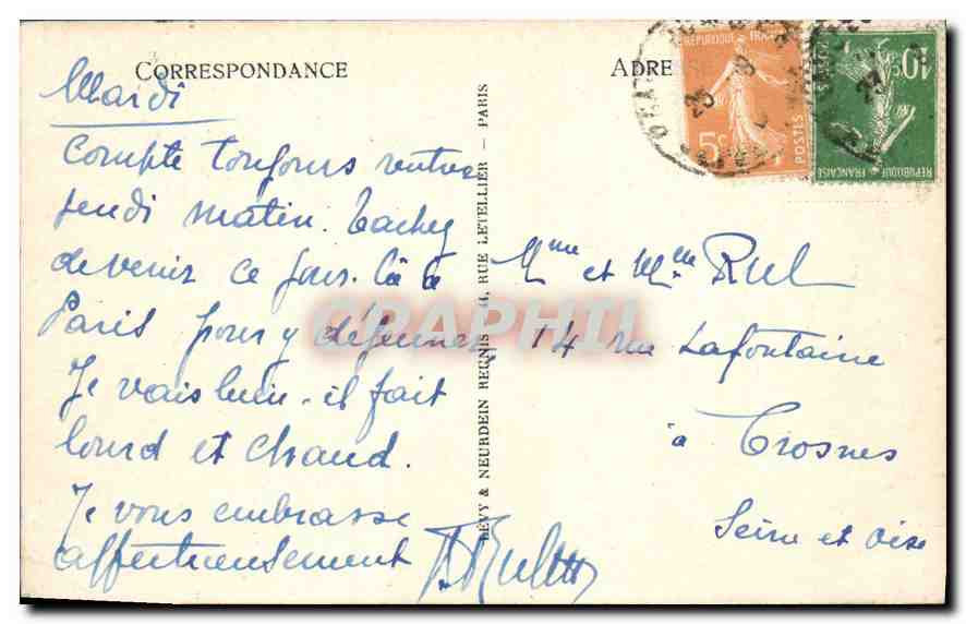 CPA Beaulieu vue generale  — Rückseite