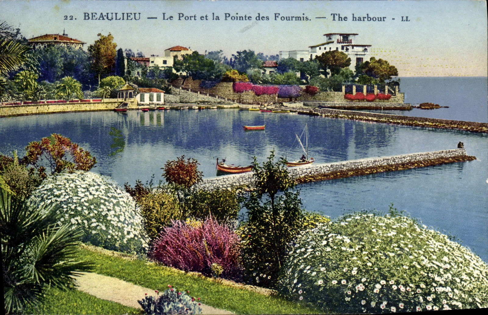 CPA Beaulieu le port et la Pointe des Fourmis 