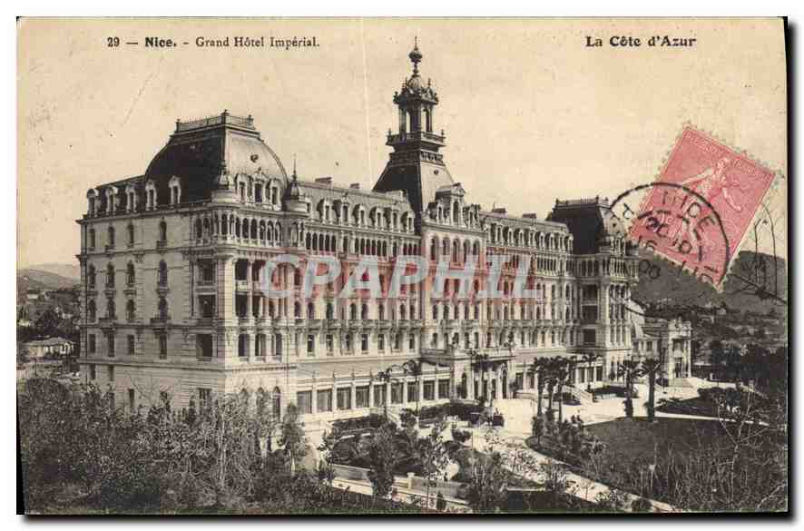 CPA La Cote d'Azur Nice Grand Hotel Imperial 