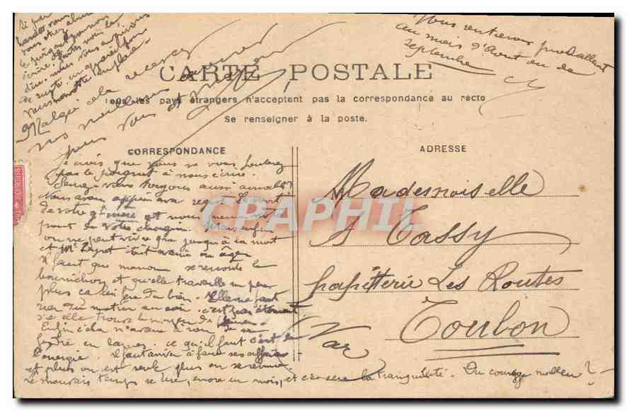 CPA Notre Dame de Paris  — Verso