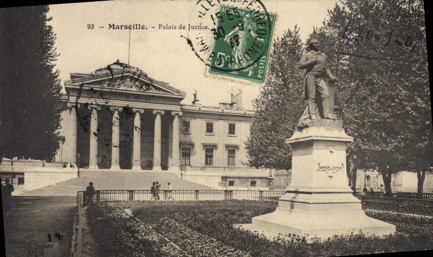 CPA Marseille Palais de Justice 