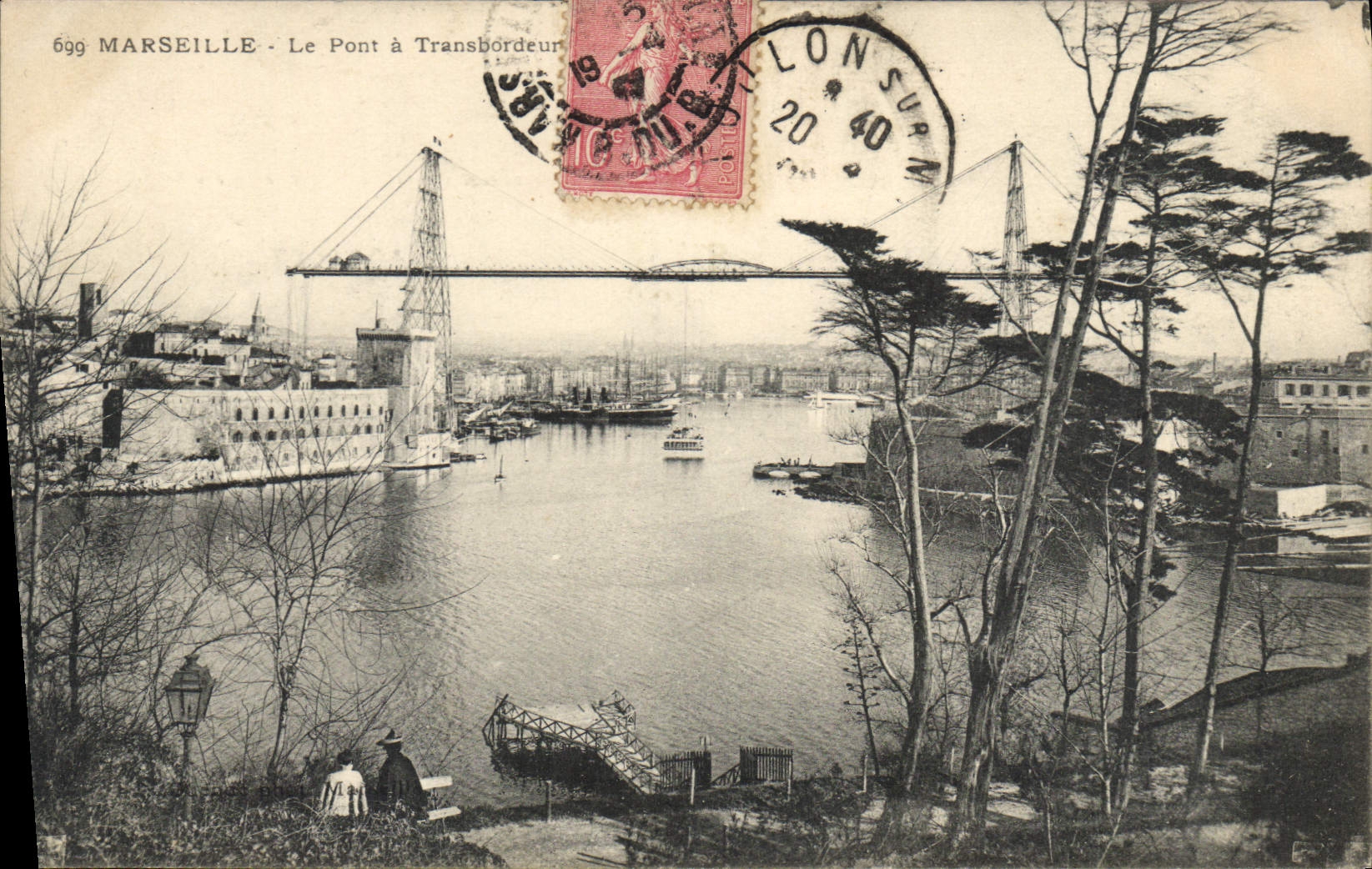 CPA Marseille Le Pont a transbordeur 
