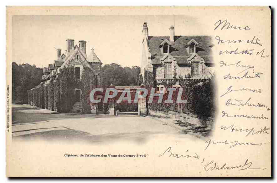 Château de l'Abbaye des Vaux-de-Cernay S-et-O — A. Bonnema, imp. édit. Versoilles