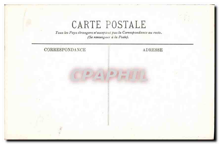 CPA Chenonceaux Le Chateau Cheminee de Francois I  — Rückseite