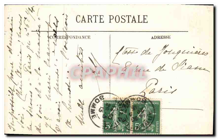 Rombures — Le Château — LL. — N° 140 — Reverso