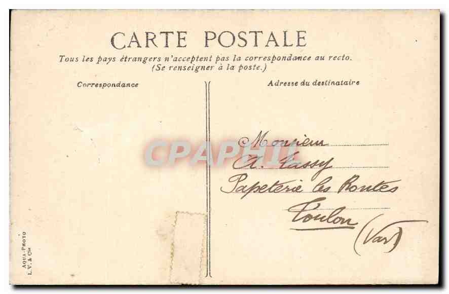CPA Lille Le Portail de l'Eglise St Maurice  — Rückseite