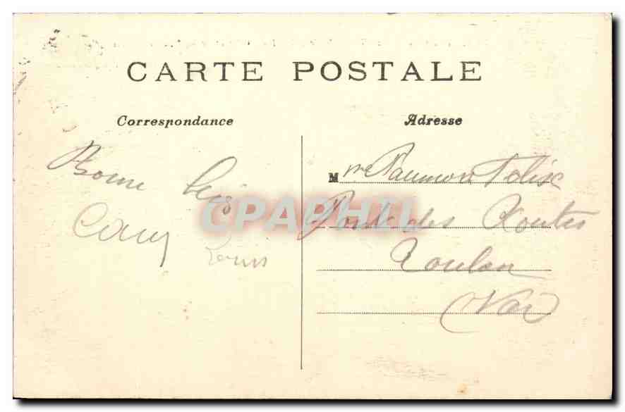 Paris — Vue Générale de l'Hôtel de Ville et de la Rue de Rivoli — Éditeur non visible, n° de série 183 — Verso