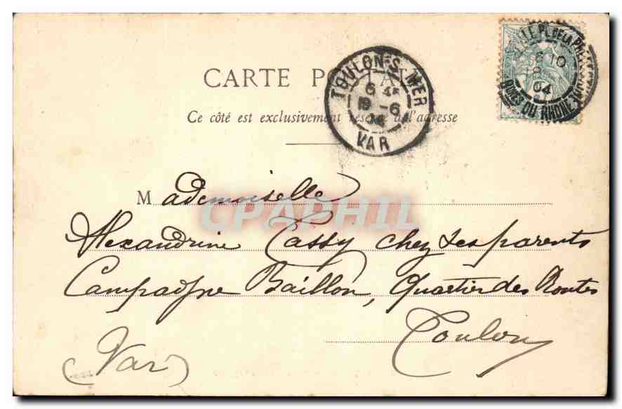 CPA Paris Place de l'Opera  — Rückseite