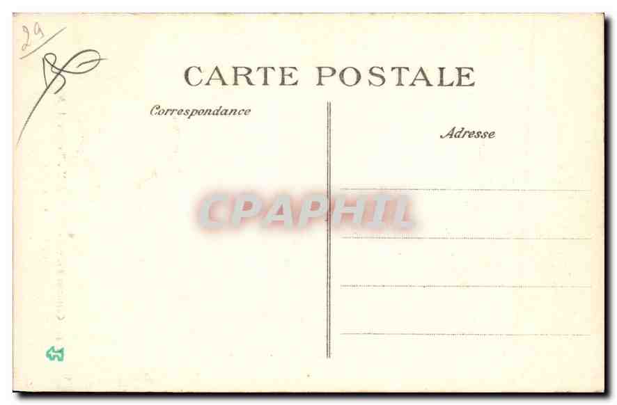 CPA La Coiffe a cornette Morlaix Folklore Femme — Rückseite