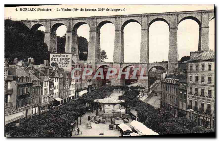 CPA Morlaix Finistere Le Viaduc 