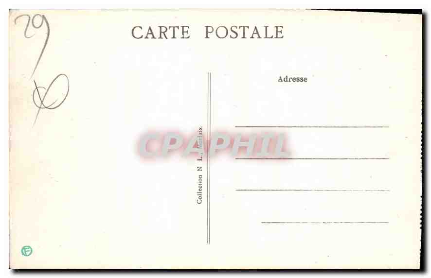 CPA Morlaix Finistere Le Viaduc  — Rückseite