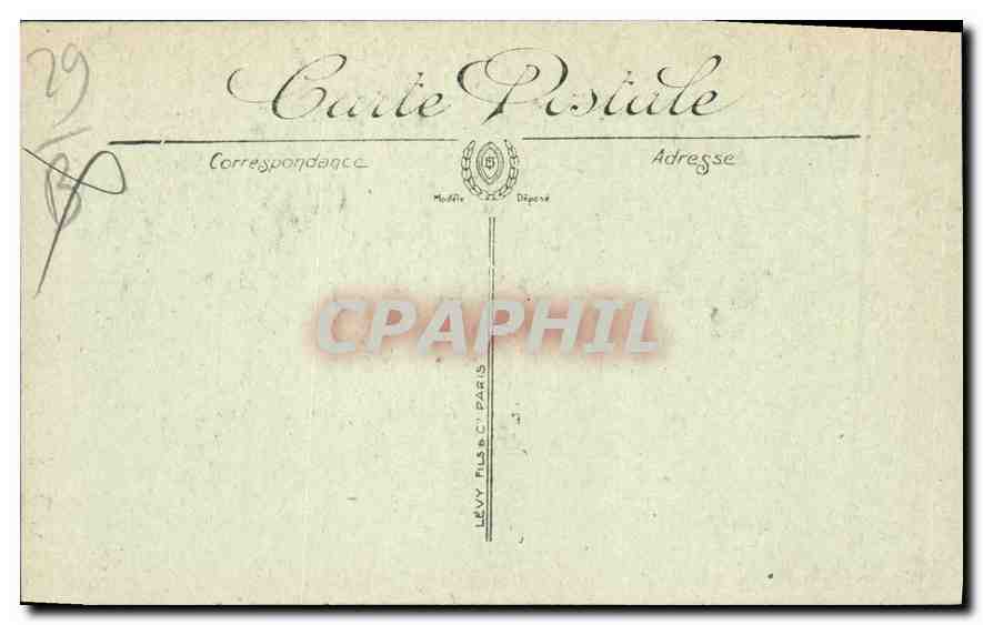CPA Morlaix l'Eglise Ste Melaine  — Rückseite