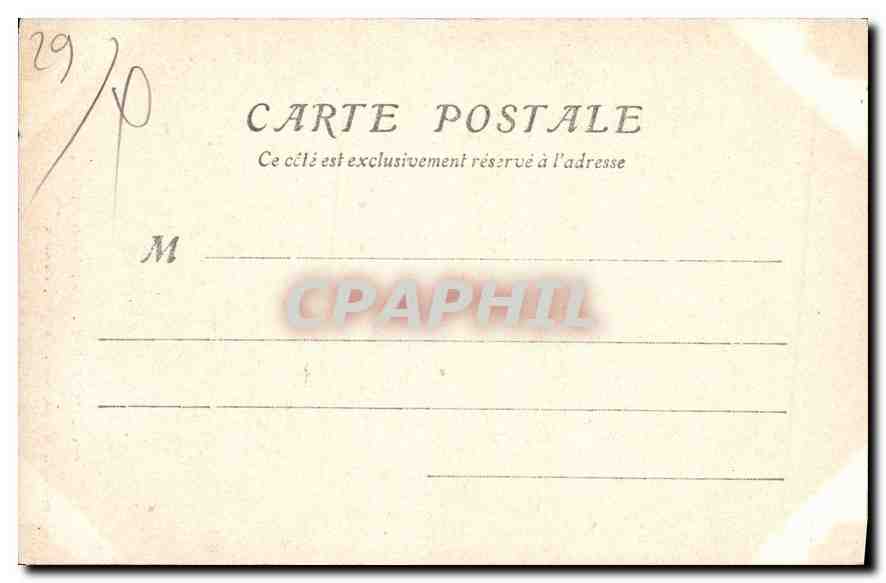 CPA Morlaix Baptistere de St Melaine  — Rückseite