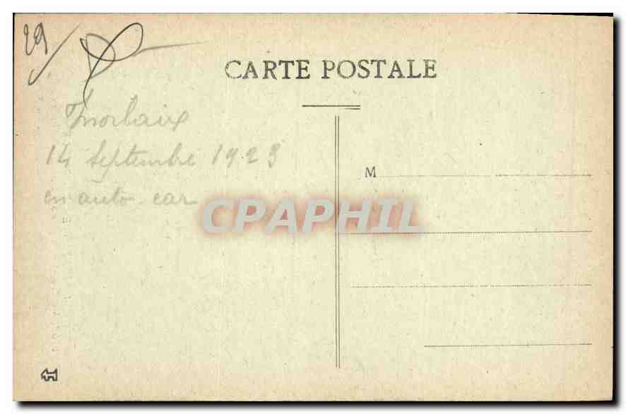 CPA La Bretagne Pittoresque Morlaix Eglise St Melaine  — Rückseite