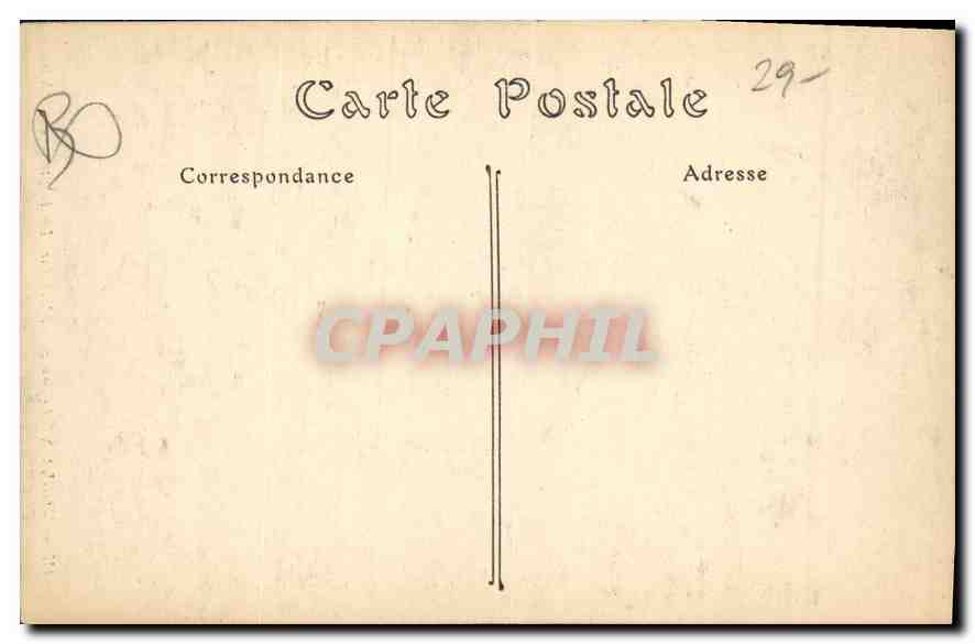 CPA Morlaix Eglise St Melaine Le Baptistere  — Rückseite