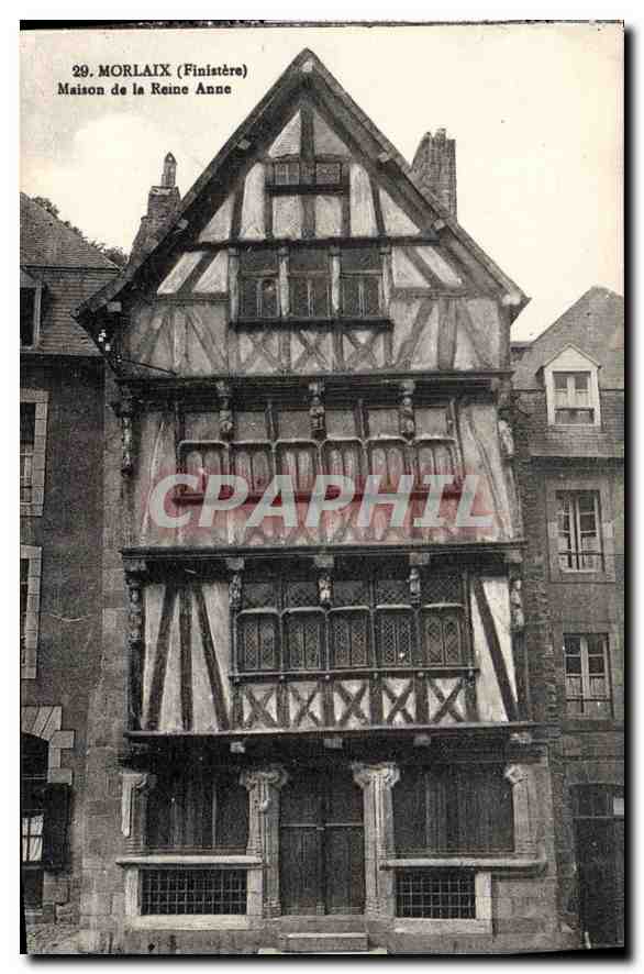 CPA Morlaix Finistere Maison de la Reine Anne 