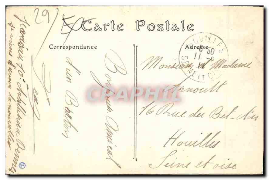 CPA Morlaix Finistere Aspect generale de la Ville Le Viaduc  — Rückseite