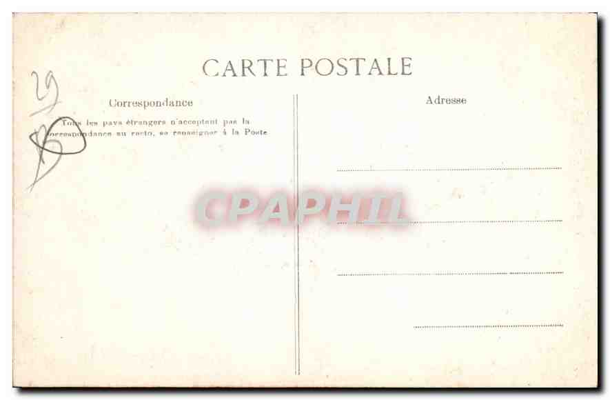 CPA Morlaix Le Clocher et le Calvaire de l'Eglise St Melaine  — Rückseite