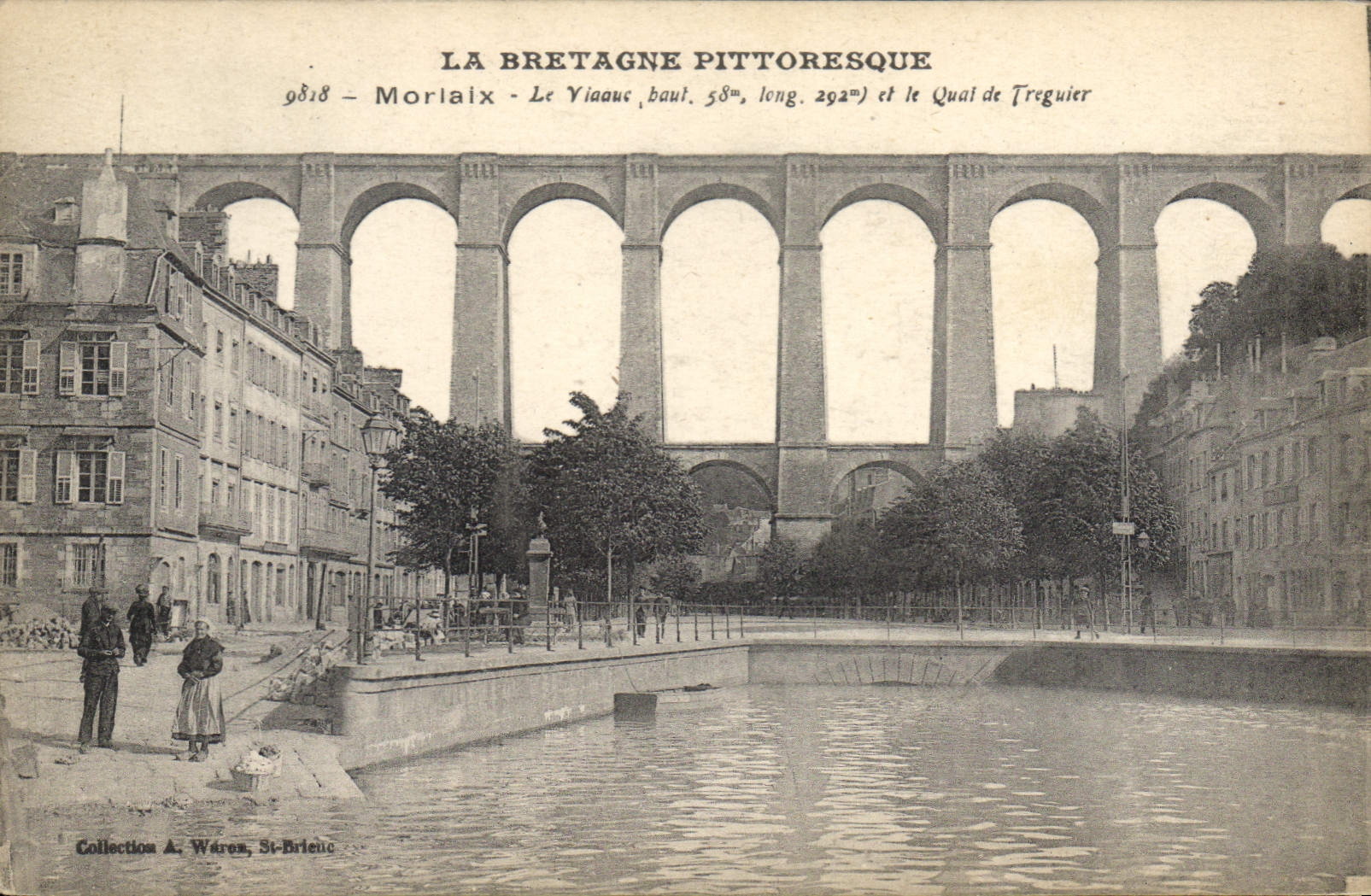 CPA La Bretagne Pittoresque Morlaix Le Viaduc 