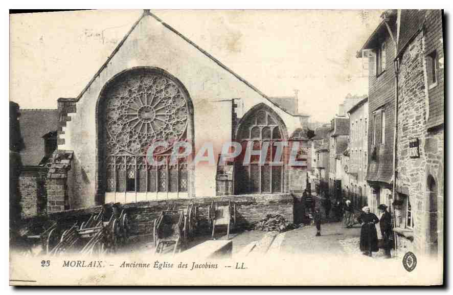 CPA Morlaix Ancienne Eglise des Jacobins 