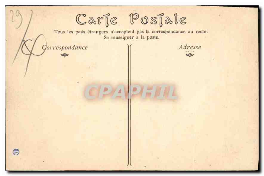 CPA Morlaix Vue generale pris du Viaduc  — Rückseite