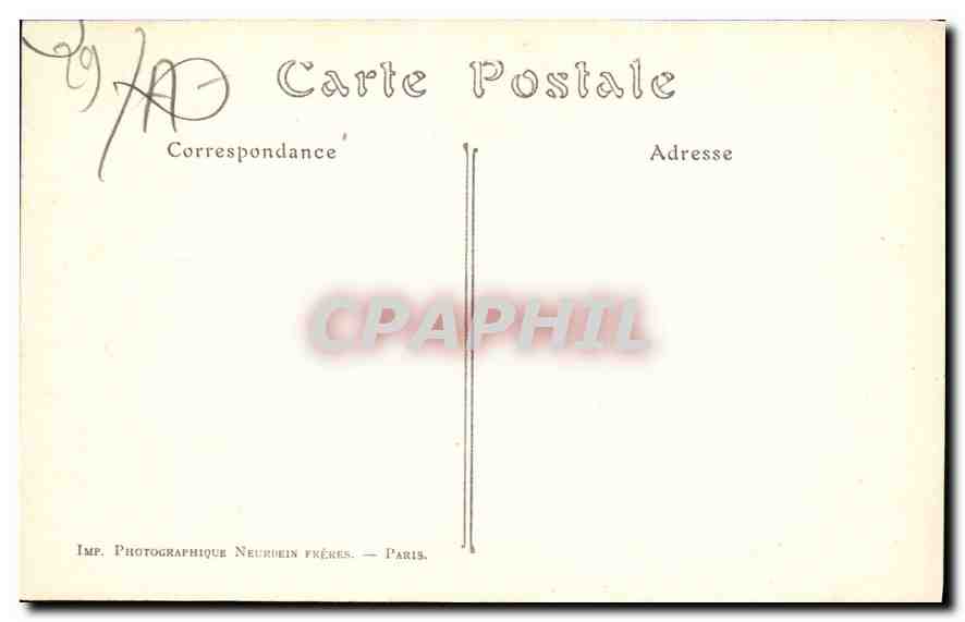 CPA Morlaix Le Clocher de l'Eglise St Melaine  — Rückseite