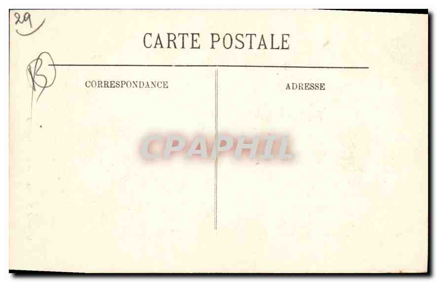 CPA Morlaix Maison de la Reine Anne  — Rückseite
